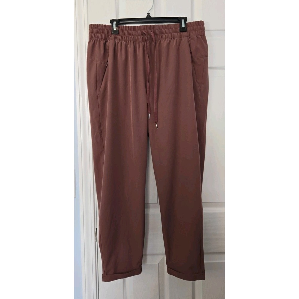 Stitch Star Womans Travel Pants Plus Size 1X Mauve